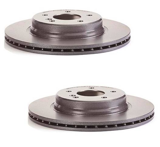 Mercedes Brakes Kit - Pads & Rotors Front and Rear (345mm/300mm) (Ceramic) 210423081264 - Brembo 1594125KIT